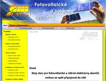 Tablet Screenshot of fves.cz